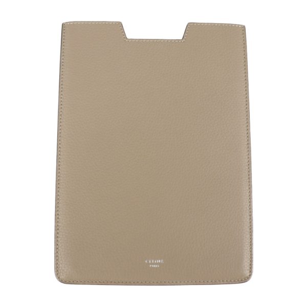 2107063008159 1 Celine Leather iPad Mini Tablet Case Beige Fire