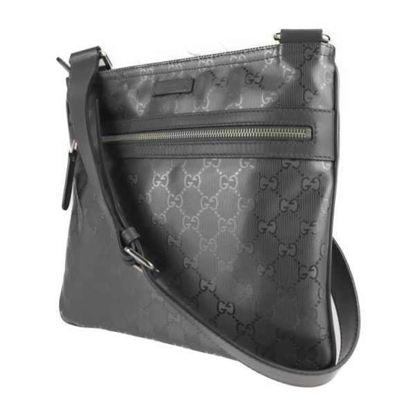 2107103007069 2 GUCCI GG Implement Shoulder Bag PVC Leather Gray