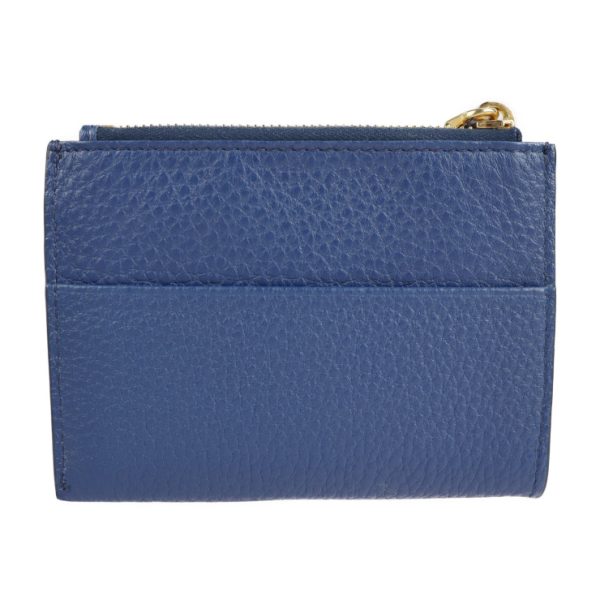 2107103007077 3 Prada Grain Calf Leather Card Case Blue