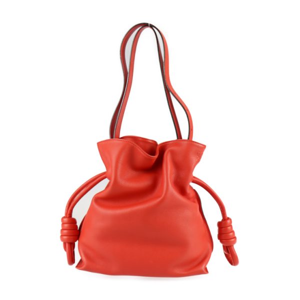 2107113008089 1 Loewe Flamenco Classic Calf Leather Handbag Red