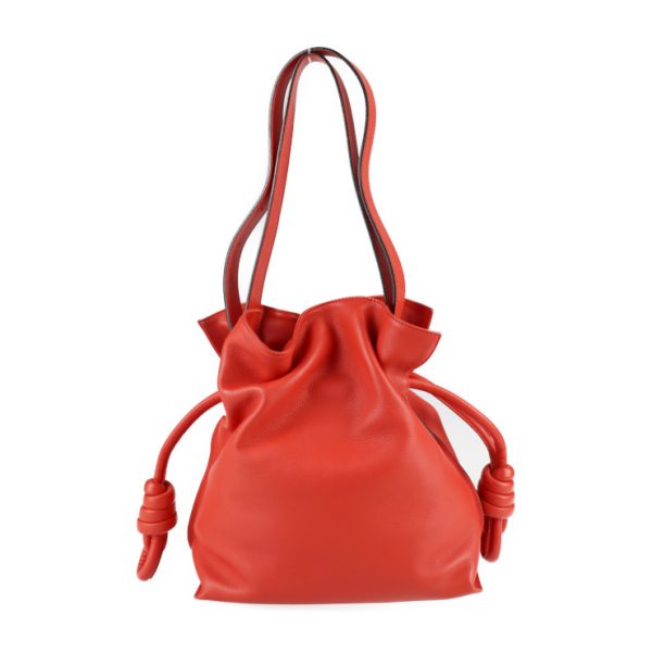 2107113008089 3 Loewe Flamenco Classic Calf Leather Handbag Red