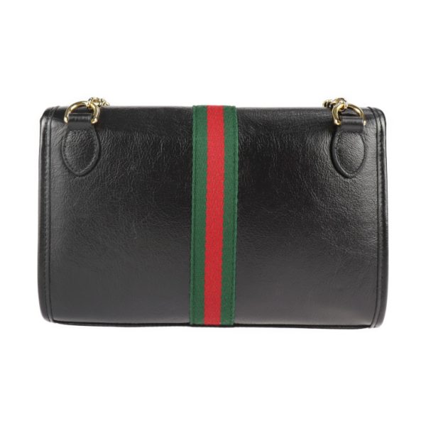 2107113008096 3 GUCCI Raja Shoulder Bag Leather Black