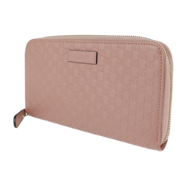 2107113008103 2 GUCCI Micro Guccisima Long Wallet Leather Pink