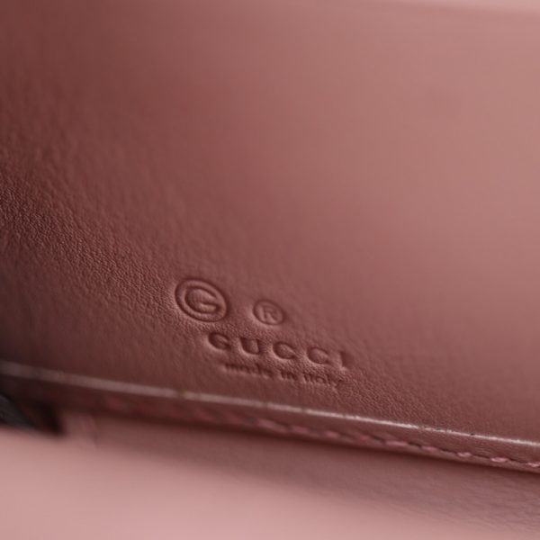 2107113008103 6 GUCCI Micro Guccisima Long Wallet Leather Pink