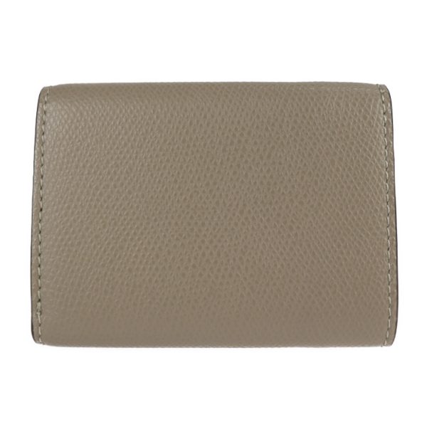 2107113008114 3 Fendi Micro Wallet Leather Beige Trifold