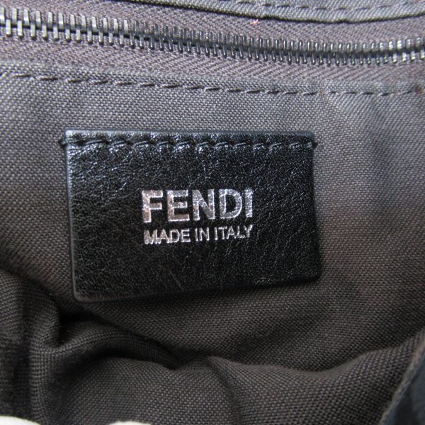 2107600975887 11 Fendi Zucchino Bucket Shoulder Bag Canvas Black