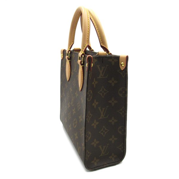 2107600976402 3 Louis Vuitton Sac Plastic BB 2way Bag Brown