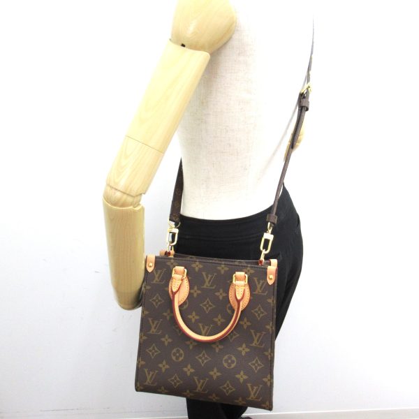 2107600976402 5 Louis Vuitton Sac Plastic BB 2way Bag Brown