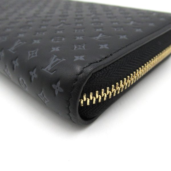 2107600977041 10 Louis Vuitton Zippy Round Long Wallet Black