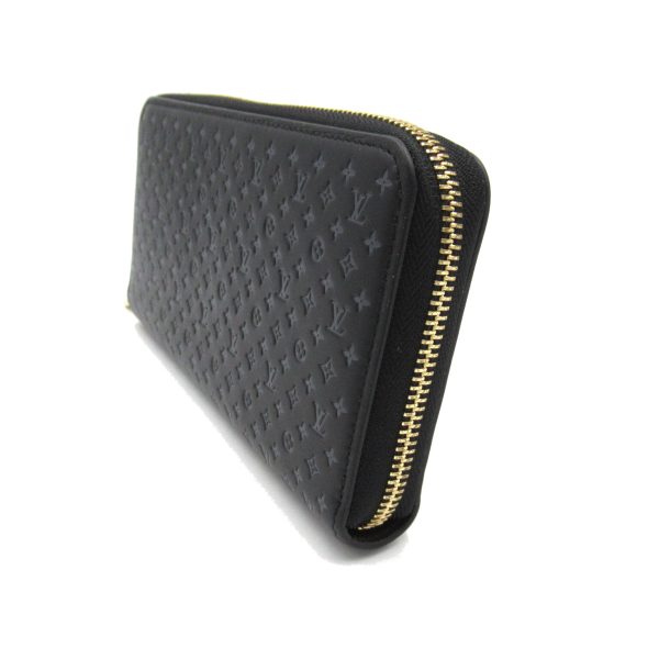 2107600977041 3 Louis Vuitton Zippy Round Long Wallet Black