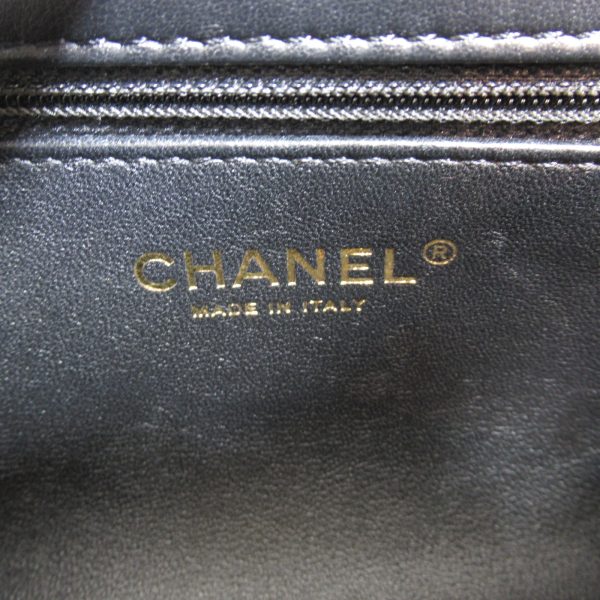 2107600978758 11 Chanel Matelasse Chain Leather Shoulder Bag Black