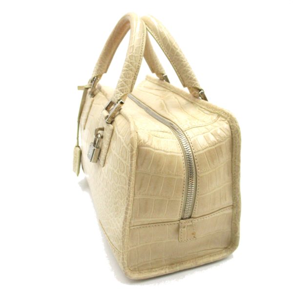 2107600979427 3 Loewe Amazona 28 Handbag Bag Croco Beige Amazona 28