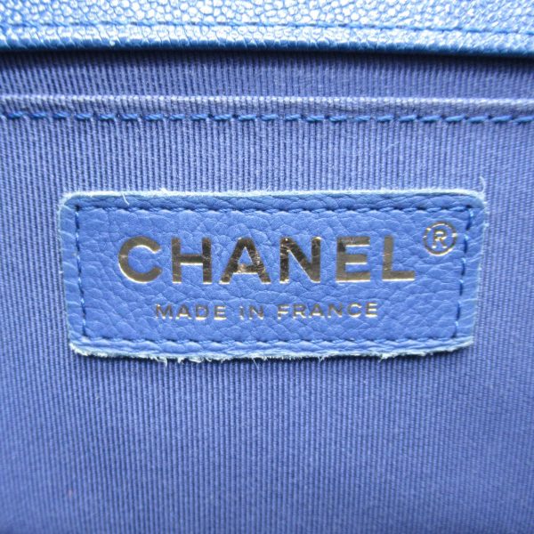 2107600982403 10 Chanel Chanel Chain Shoulder Bag Caviar Skin Blue