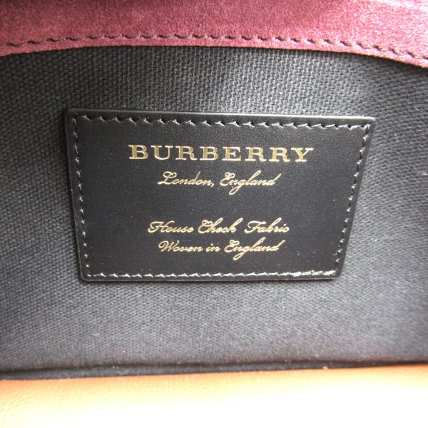 2107600989075 7 Burberry Canvas Leather Shoulder Bag Brown