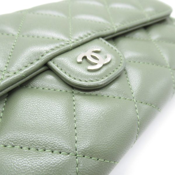 2107600994734 10 Chanel Matelasse Bifold Long Wallet Khaki