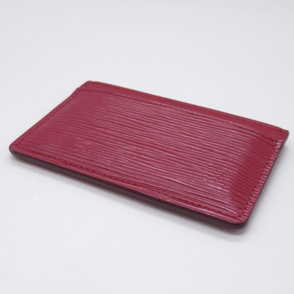 2107600994758 4 Louis Vuitton Porto Carte Card Case Epi Bordeaux