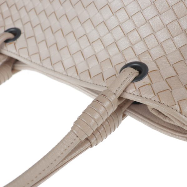 2108013007080 7 Bottega Veneta Intrecciato Handbag Leather Pink Beige