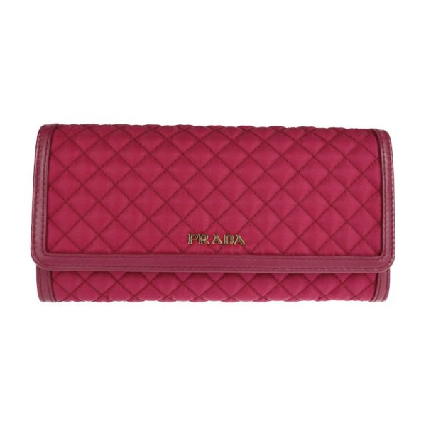 2108033008200 1 Prada Nylon Leather Bifold Wallet Ibisco