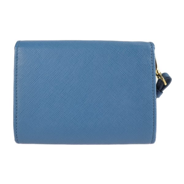 2108073007122 3 Prada Saffiano Leather Wristlet Cobalt