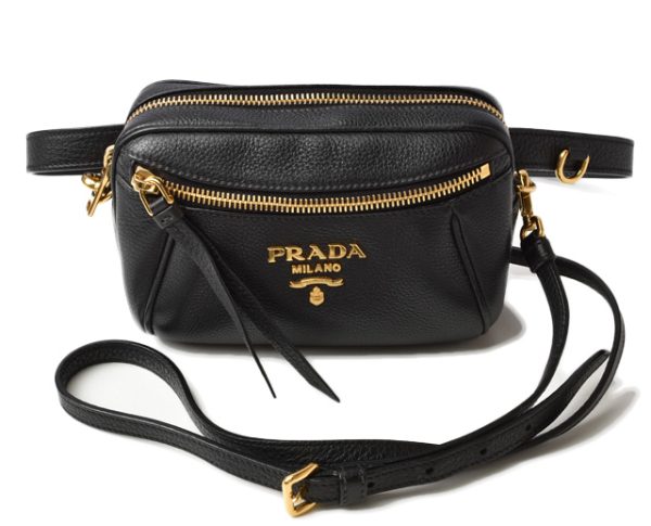 210817 670 11 p 1 Prada Shoulder Body Pouch Bag Black