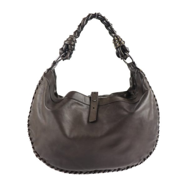 2109063002181 1 Bottega Veneta Shoulder Leather Brown Hobo Bag