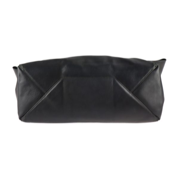 2109093007170 4 Celine Foldover Clutch Bag Leather Black