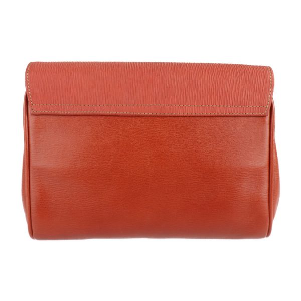 2109123007120 3 Loewe Velasquez Twist Leather Clutch Bag Vermilion