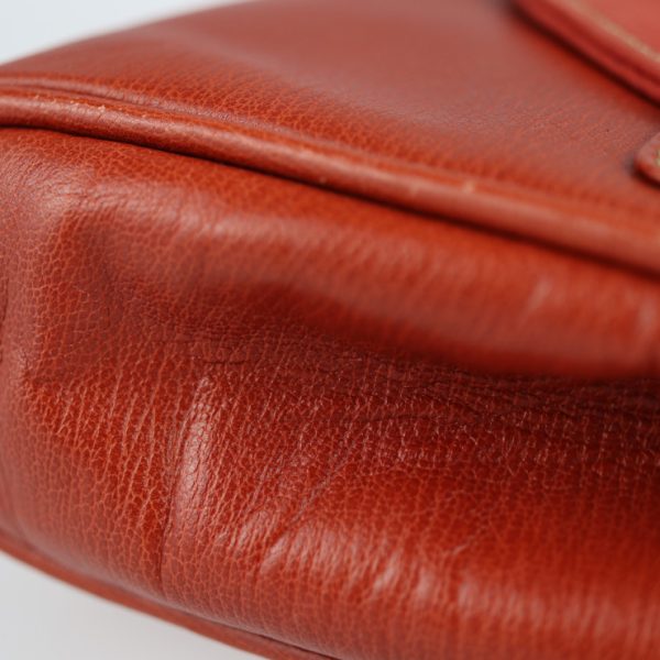 2109123007120 7 Loewe Velasquez Twist Leather Clutch Bag Vermilion