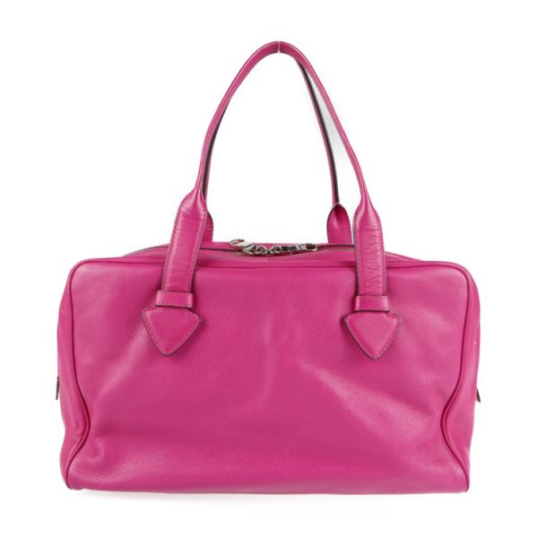 2110023002165 3 Loewe Heritage Handbag Leather Pink Boston Bag