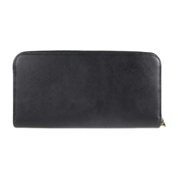 2110033002253 3 Prada Saffiano Leather Long Wallet Black