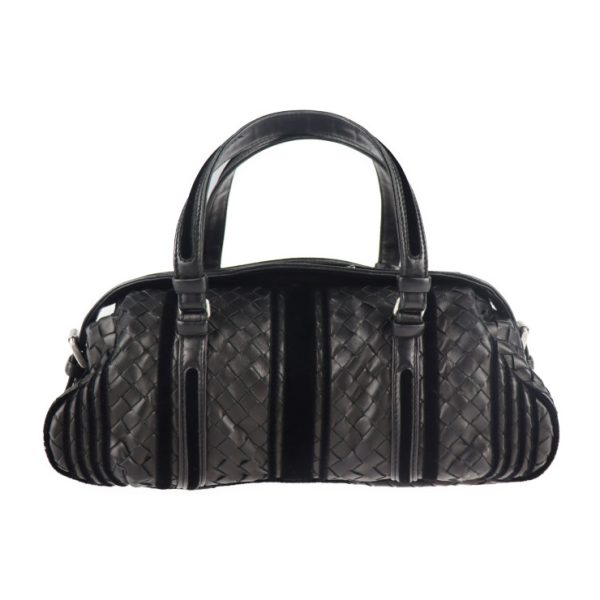 2110063007231 1 Bottega Veneta Intrecciato Leather Handbag Black