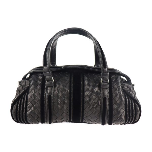 2110063007231 3 Bottega Veneta Intrecciato Leather Handbag Black