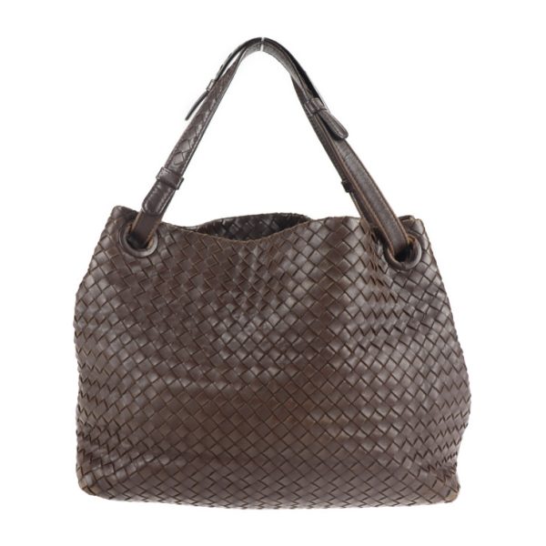 2110063007237 1 Bottega Veneta Garda Medium Leather Tote Bag Brown