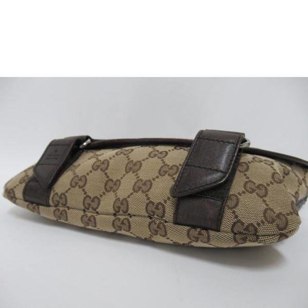 21101 3 Gucci Waist Pouch GG Canvas Beige