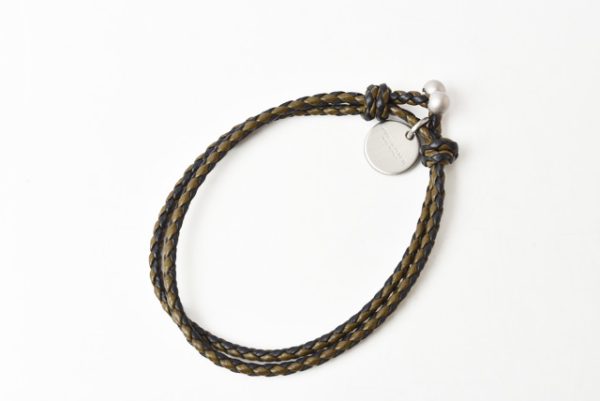 211124 840 39 bv 2 Bottega Veneta Bracelet Intrecciato Nappa Bangle Khaki