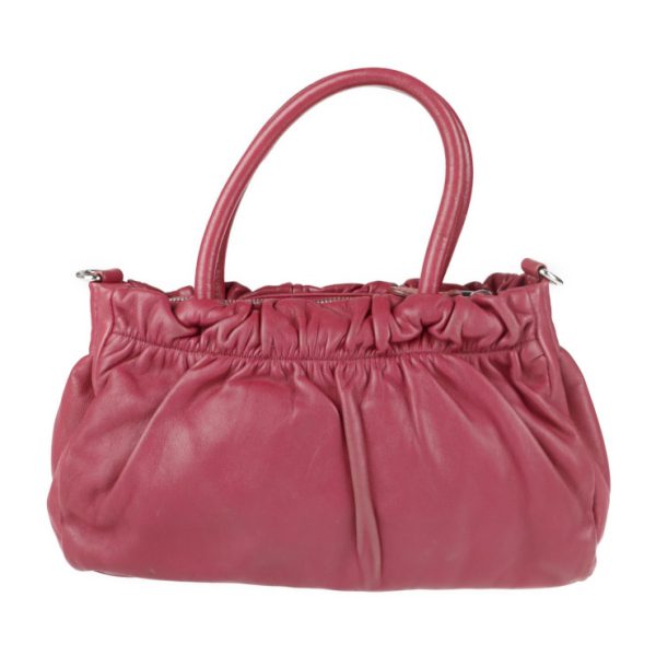 2112023007235 3 Prada Leather Shoulder Bag Fuchsia