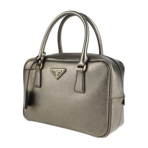 2112053002129 2 Prada Saffiano Leather Handbag Piombo