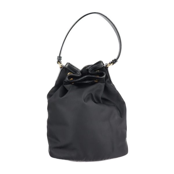 2112083007124 3 Prada Nylon Shoulder Bag Black