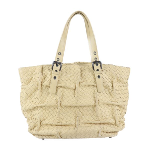 2112083007126 3 Bottega Veneta Intrecciato Leather Handbag Beige