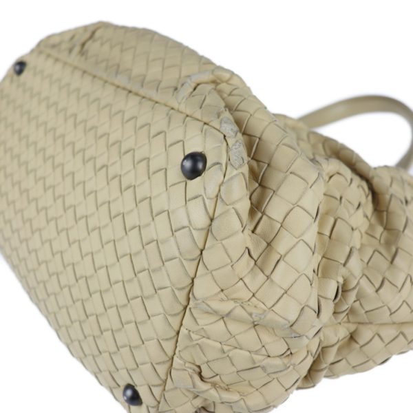 2112083007126 5 Bottega Veneta Intrecciato Leather Handbag Beige