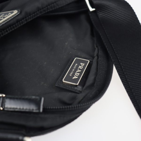 2112083007132 8 Prada Nylon Shoulder Bag Black