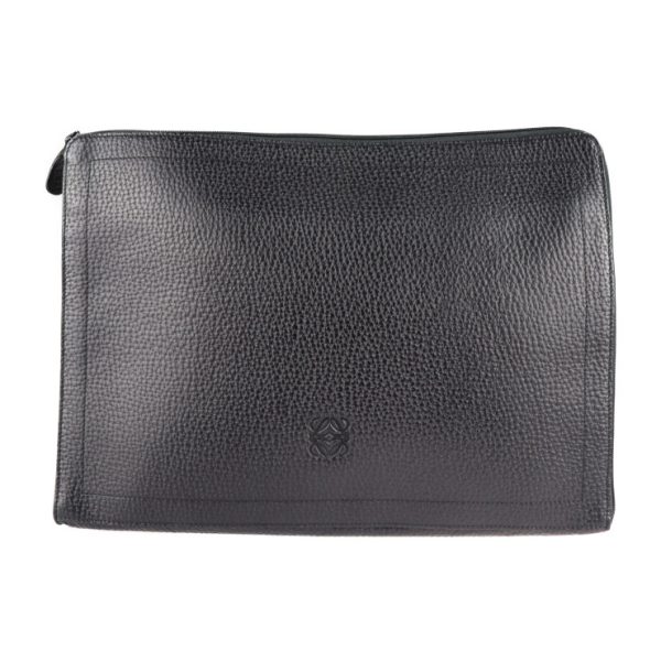 2112083007149 1 Loewe Leather Document Case Black