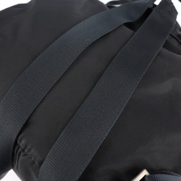 2112091001013 5 Prada Nylon Leather Backpack Black