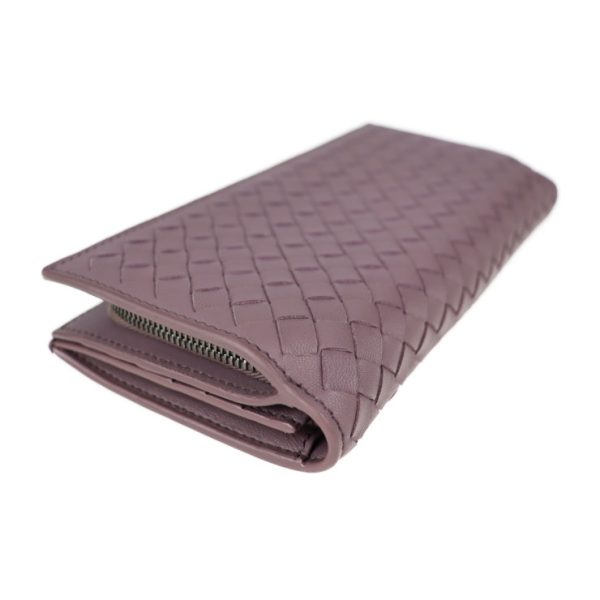 2113013002191 8 Bottega Veneta Long Wallet Leather Purple