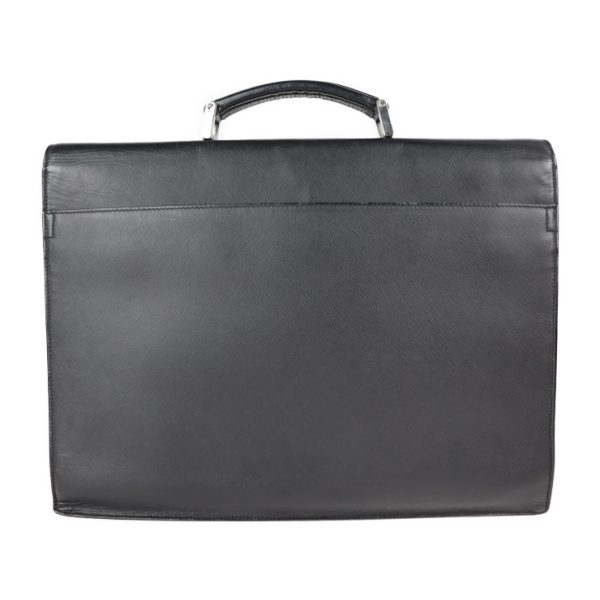 2113013002193 3 Prada Saffiano Leather Business Bag Black