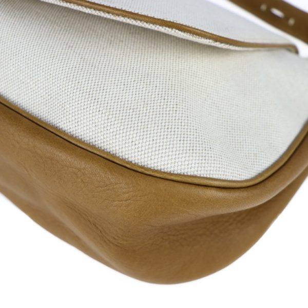 2114013007224 5 Loewe Canvas Leather Shoulder Bag Beige Brown