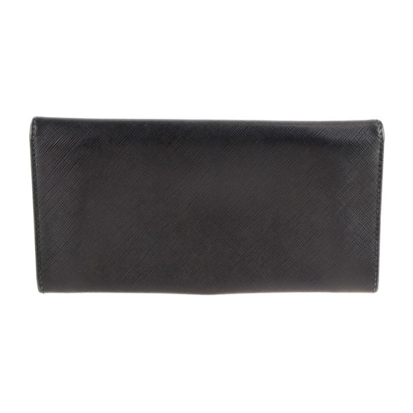 2114043002256 3 Salvatore Ferragamo Vara Ribbon Leather Long Wallet Black