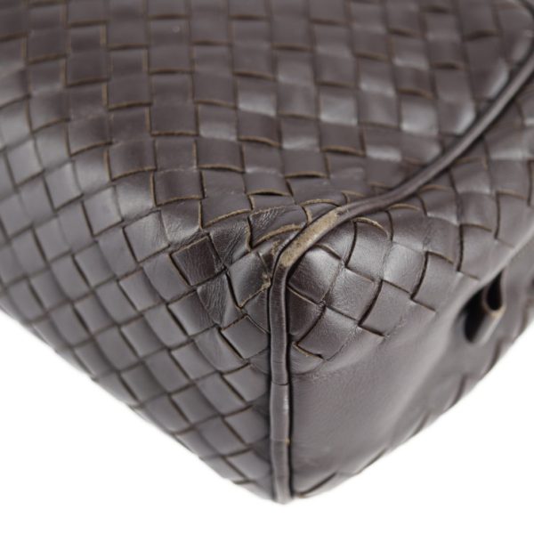 2114103007136 5 Bottega Veneta Intrecciato Leather Clutch Bag Brown