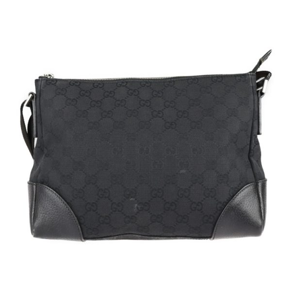 2114103007138 3 GUCCI Shoulder Bag GG Canvas Black