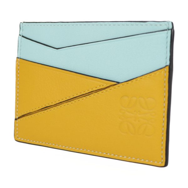 2115031001014 2 Loewe Plain Calf Leather Card Case Multicolor